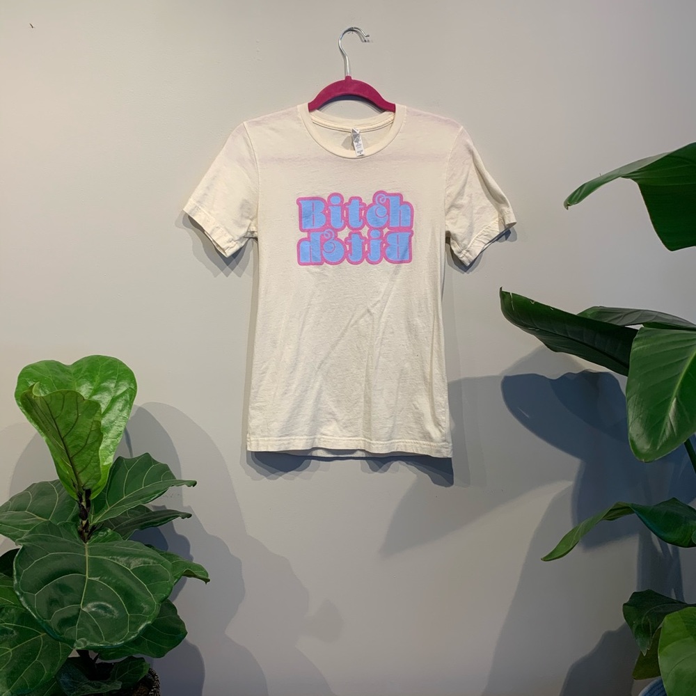 1066bitch feminist statement shirt size small.